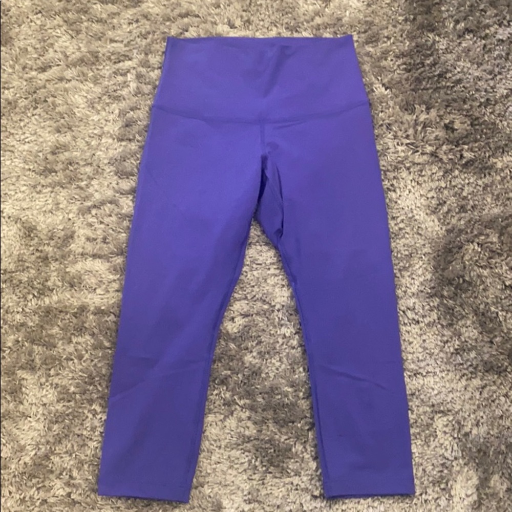 Lululemon wunder under crop size 6